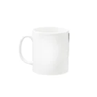 akane_art（茜音工房）のモノクロチワワ（おすまし） Mug :left side of the handle