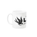 L&W BurningWorksの1stL&W LOGO Mug :left side of the handle