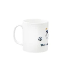 toriのおみせのPenguins (ネイビー) Mug :left side of the handle