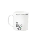 MicaPix/SUZURI店のHappydayドッツさん（左ききさん用） Mug :left side of the handle