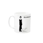 AMKWorksのはまり画（woman） Mug :left side of the handle