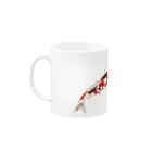 Coshi-Mild-Wildの錦鯉_丹頂&三色_A Mug :left side of the handle