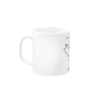 ダウン症のあるニコ（７歳）のさくひんのニコロボフレンズ Mug :left side of the handle