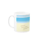 GREEN DESIGN WORKS　グリーンデザインワークスのアニマル君　屋久島の浜でほっと一息マグカップ♪ Mug :left side of the handle