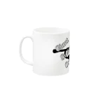 ジャイアント swing おーけすとら 【ノリやんのSHOP】のトランペット Mug :left side of the handle