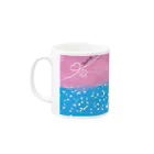 kawaii shopの季節のマグカップ　(春) Mug :left side of the handle