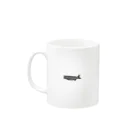 へんないきものチャンネルのたぬきさんとバラムツ Mug :left side of the handle