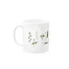 しの原しのの水草のお花 Mug :left side of the handle