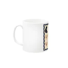 Rasen52のにゃんとクレープ Mug :left side of the handle