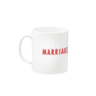マリフォー応援グッズ販売サイトのMarriageForAllJapanマグカップ1 Mug :left side of the handle