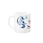 でんや　SUZURI店のねこまたMC Mug :left side of the handle