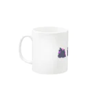 rennyaaaaaaaa🦄🧸🦄のくまとゆにこ(紺) Mug :left side of the handle