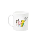 ねこのび屋のかめねこちゃん Mug :left side of the handle