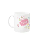 不思議なピクミーの『フシギなピクミー』雲と虹 Mug :left side of the handle