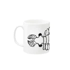 消しゴムはんこ工房kibiuのアノマロカリス Mug :left side of the handle