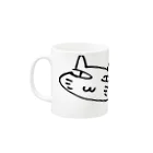 ゼロカロリの欲深きねこ（黒） Mug :left side of the handle