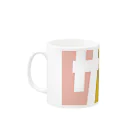 東京Tシャツ　〈名入れ・イニシャルグッズ〉のサトウさん名入れグッズ（カタカナ）難読？ 苗字 Mug :left side of the handle