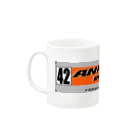 衝動的意匠物品店　「兄貴」のTeam「ANIKI ENGINEERING」 Mug :left side of the handle