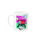 𝙈𝙊𝙈𝙊'𝙨 𝙎𝙝𝙤𝙥のMOMOはPCがお好き-3 Mug :left side of the handle