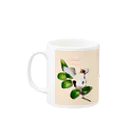 𝙈𝙊𝙈𝙊'𝙨 𝙎𝙝𝙤𝙥のbotanical-MOMO-03 Mug :left side of the handle