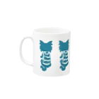 Teal Blue Coffeeのなに？ 並んだVer. Mug :left side of the handle