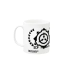 トランジスタ＠ SCP FoundationのSCP財団ロゴグッズ-コップ白[SCP Foundation] Mug :left side of the handle