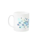 榛名🦋灯頼のDreamy blue Mug :left side of the handle