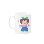 supportMAXの桃寸法師マグカップ Mug :left side of the handle