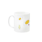 Lucieの鶏が先か卵が先か Mug :left side of the handle