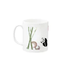 Lucieの黄昏パンダ Mug :left side of the handle