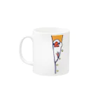 kadoBIRDのこんにちはぶんちょ！白 Mug :left side of the handle