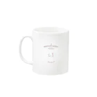 ERIMO–WORKSのSweets Lingerie Mug "Strawberry Shortcake" Mug :left side of the handle