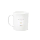 ERIMO–WORKSのSweets Lingerie Mug "Mont Blanc" Mug :left side of the handle