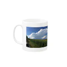 mechkuriの流れていく入道雲 Mug :left side of the handle