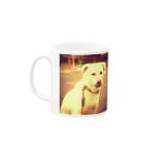 ちなおの我が家の愛犬 ばん君 Mug :left side of the handle