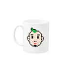 PSKのうんこのってるちゃん Mug :left side of the handle