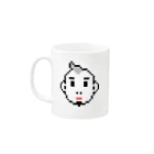 PSKのうんこのってるちゃん Mug :left side of the handle