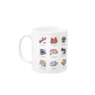 mincruの深海魚図鑑1_カラーver Mug :left side of the handle