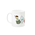 かえるもちの愉快な仲間たち大集合スペシャル Mug :left side of the handle