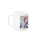 あみぐるどーるグッズSHOPのコーヒータイムのお供に〜薔薇姫さま〜 Mug :left side of the handle