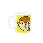 渡良瀬川ワタルのオサルのマーチのマグカップ Mug :left side of the handle