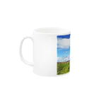 0401 ~ April Fool ~のにわとり親子とおにぎり君。(ピクニックverマグ) Mug :left side of the handle