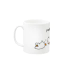 mocaのアヒルむぎゅうう(カラー) Mug :left side of the handle