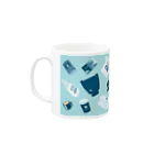 Teal Blue CoffeeのTealBlueItems Mug :left side of the handle