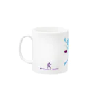 シューティングバーFIVEのFIVEのサイコマグカップ Mug :left side of the handle