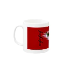 kohakuのselfie demon girl/red mug Mug :left side of the handle