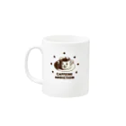 LONESOME TYPE ススのCAFFEINE ADDICTION （COFFEE） Mug :left side of the handle