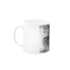 (羊虎魂)の猫・ぶれぶれ Mug :left side of the handle