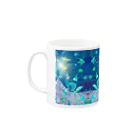 ＳＩＬＶＥＲＷＯＬＦＭＥＮmixculturedesinの５月NEW「海底宇宙」 Mug :left side of the handle