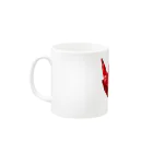 でおきしりぼ子の実験室のとうがらし1x1 Mug :left side of the handle